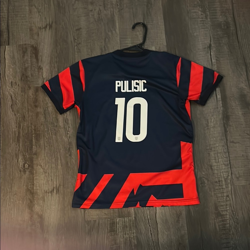 USA Kids Red and Blue Soccer Jersey - Picture 2 of 2